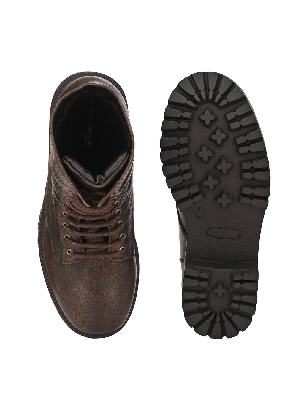 Solid Brown Leather Ankle Boot | BT61 - view 6