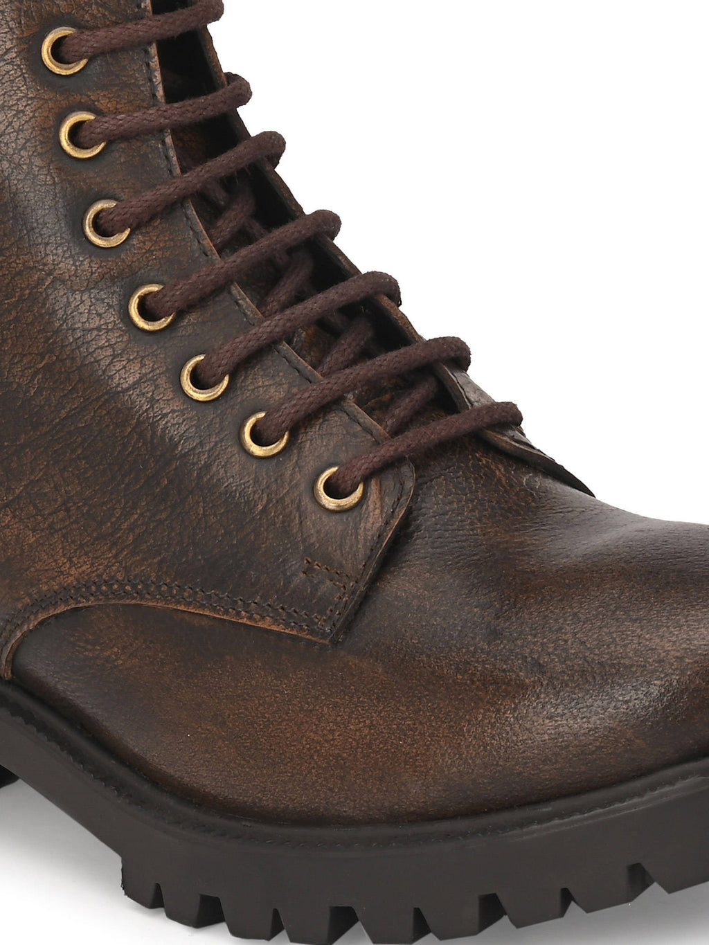 Solid Brown Leather Ankle Boot | BT61 - view 7