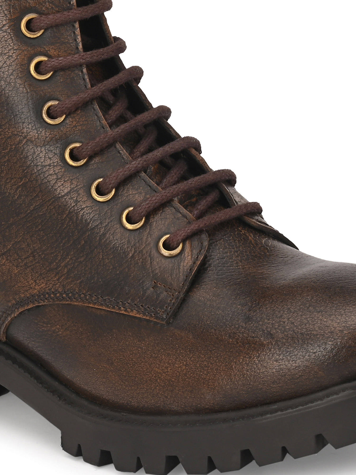 Solid Brown Leather Ankle Boot | BT61 - view 7