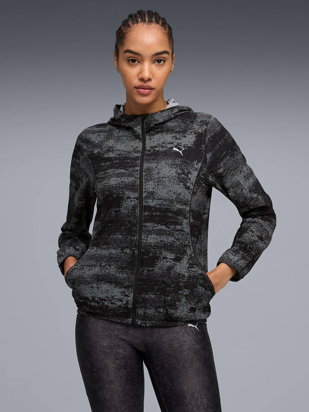 Run Velocity Women's All-Over-Printed Jacket | JK12 - view 1