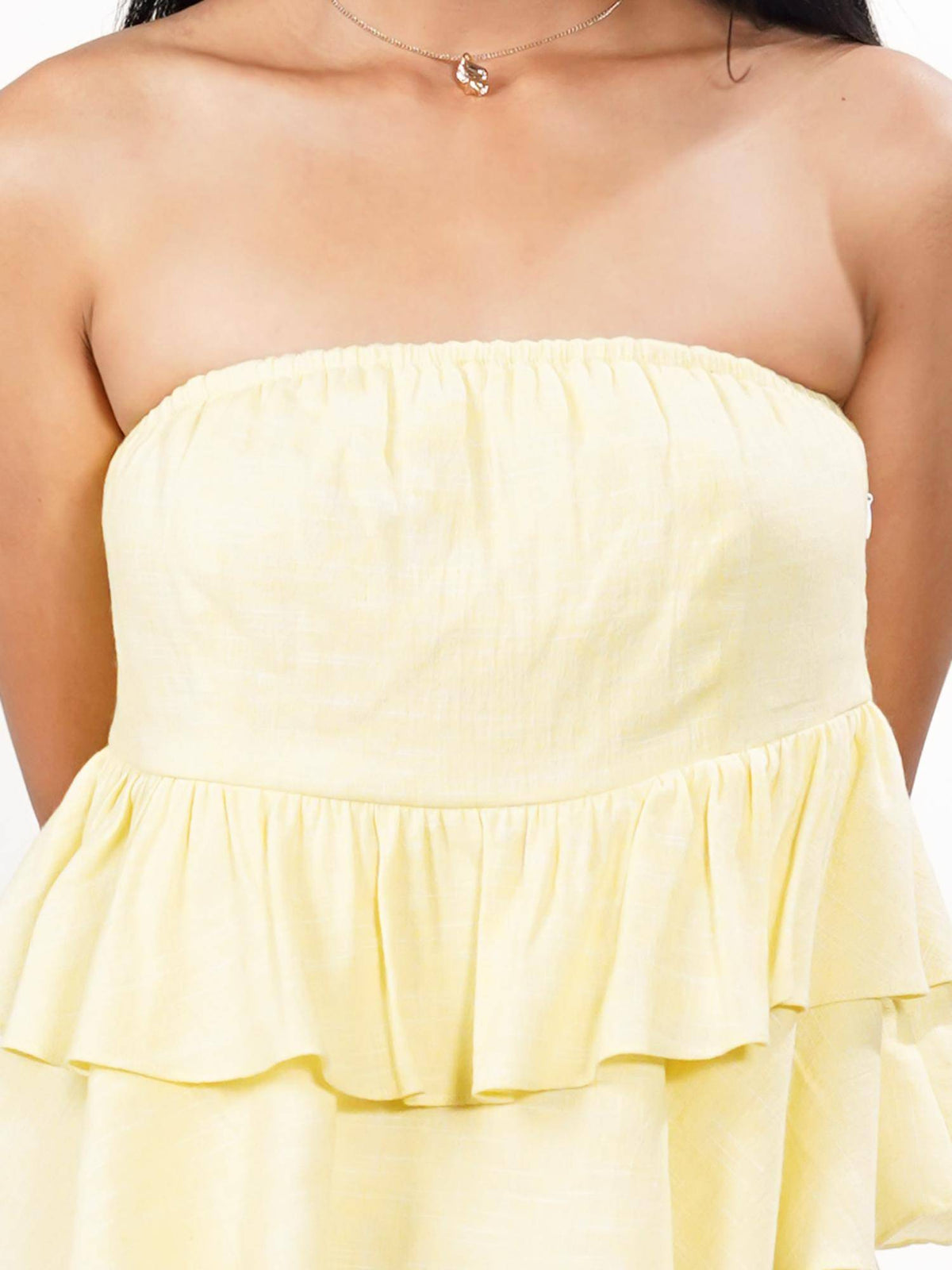 Women Solid Strapless Tube Top | TT90 - view 6