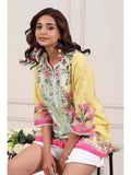 Women Yellow Cotton Round Neck Kurta | KDG - view 1
