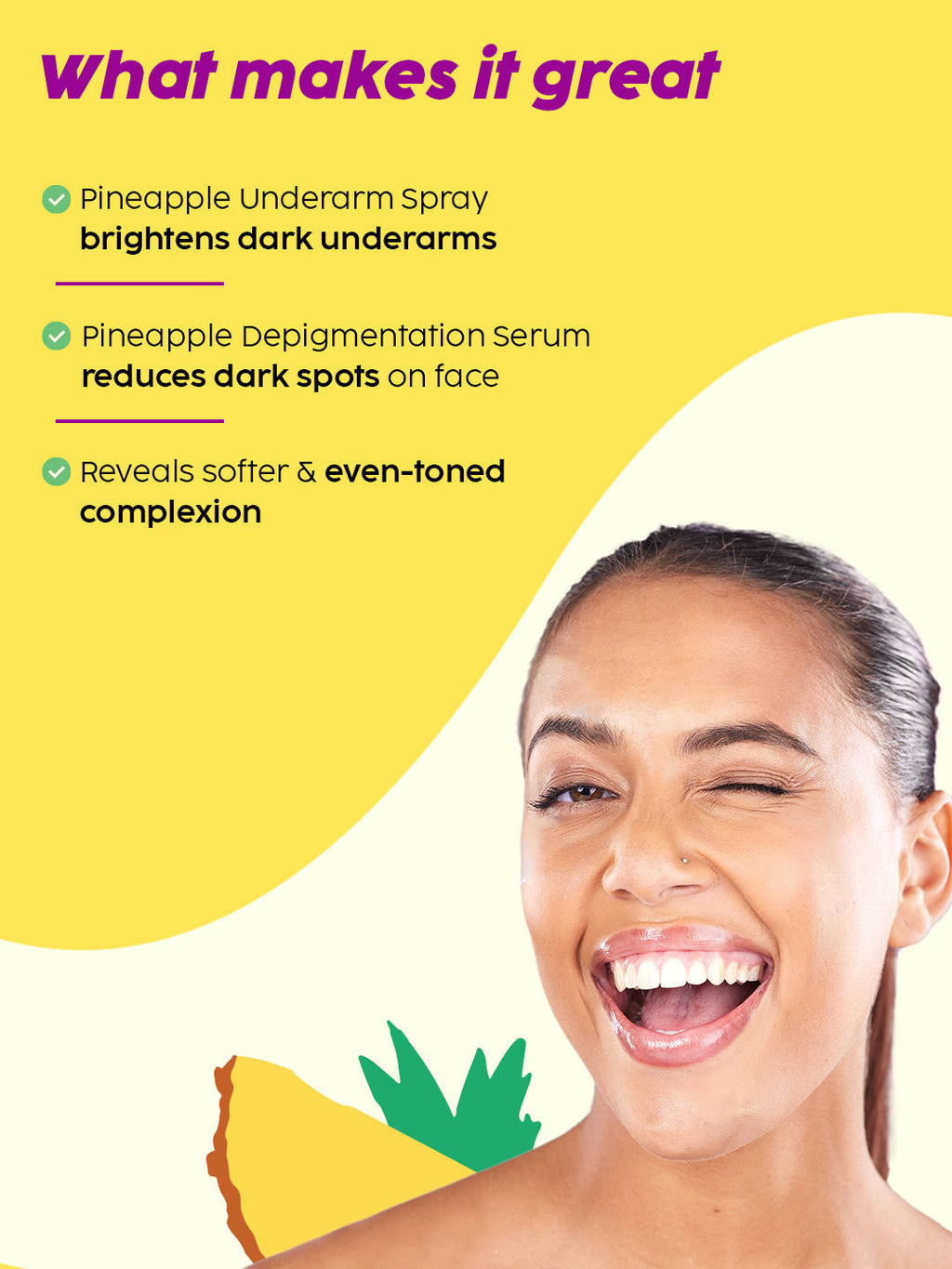 Underarm Depigmentation Serum Spray & 2% Alpha Arbutin Face Serum Combo For Hyperpigmentation | PL1 - view 2