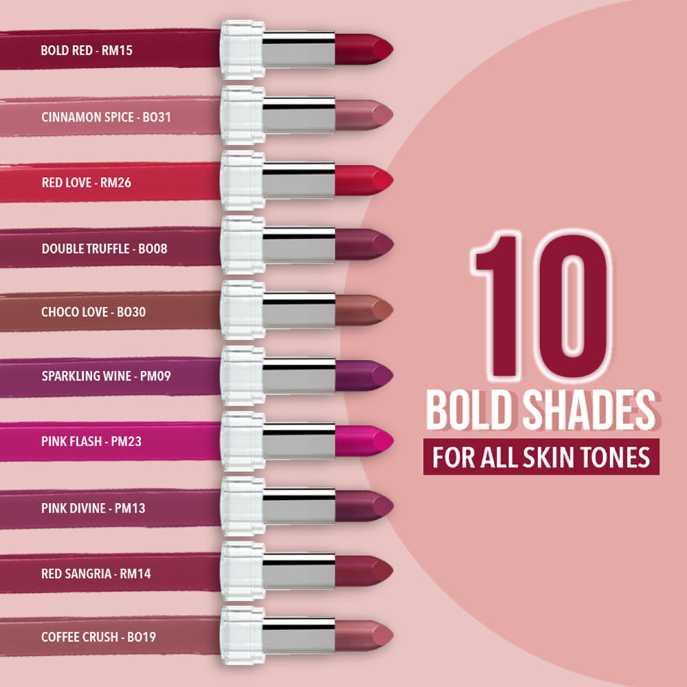Matte Love Long Lasting Hydrating Mini Lipsticks - Pack Of 10 | L12 - view 3