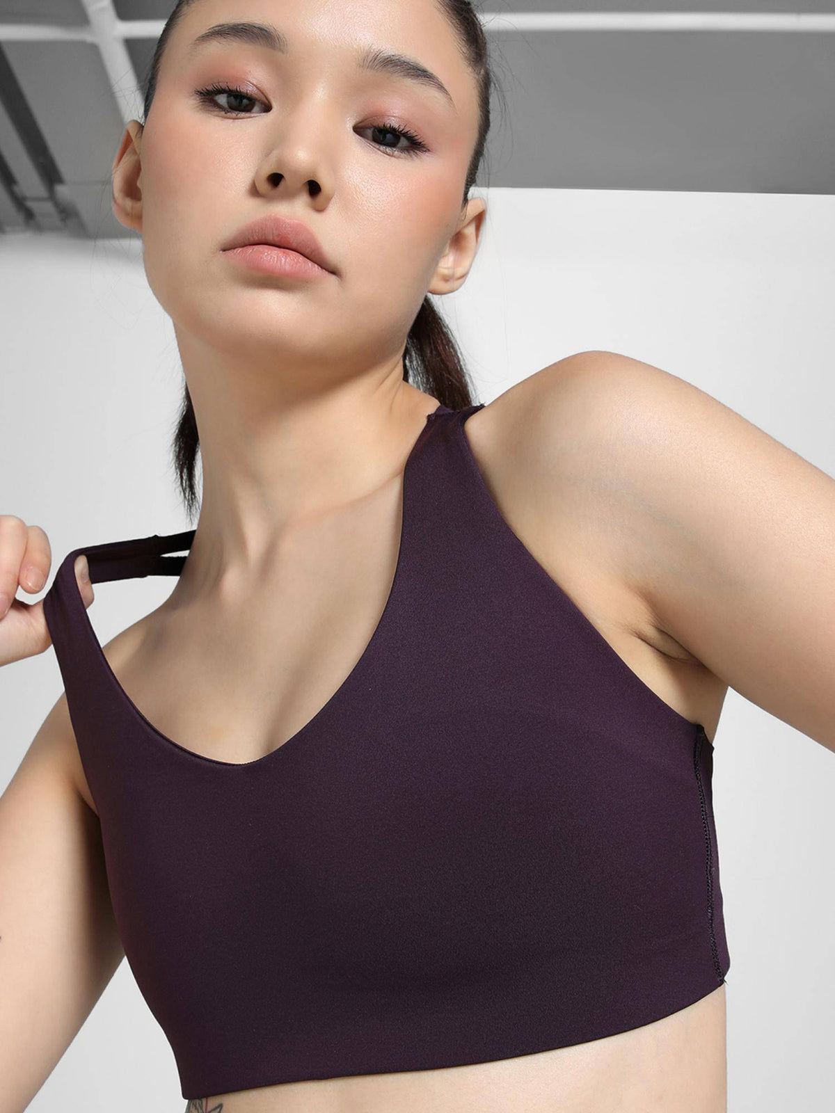 Women Navy Blue High Impact Breathable Running Sports Bra | sb09 - view 9