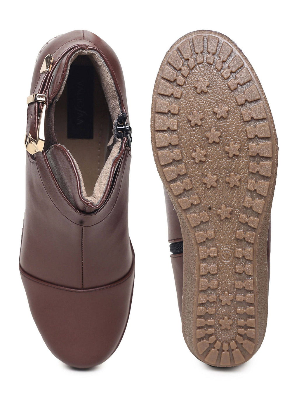 Solid Brown Casual Boots | BT61 - view 5