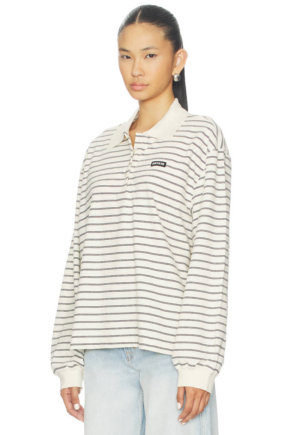 Pique Long Sleeve Polo | PW43 - view 2