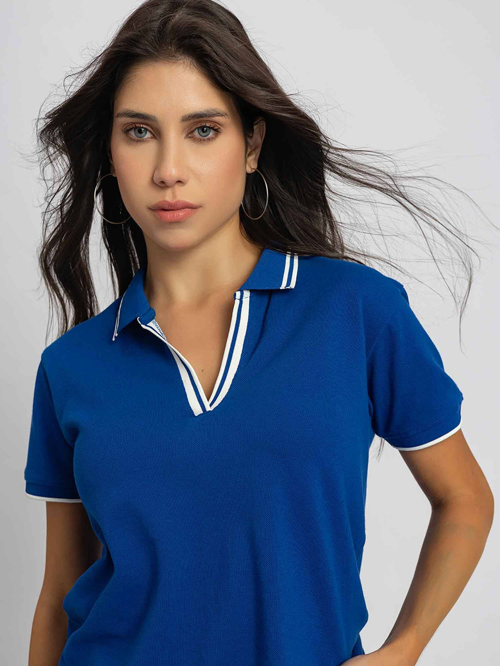 Pure Cotton Black Polo T-Shirt | PW43 - view 13