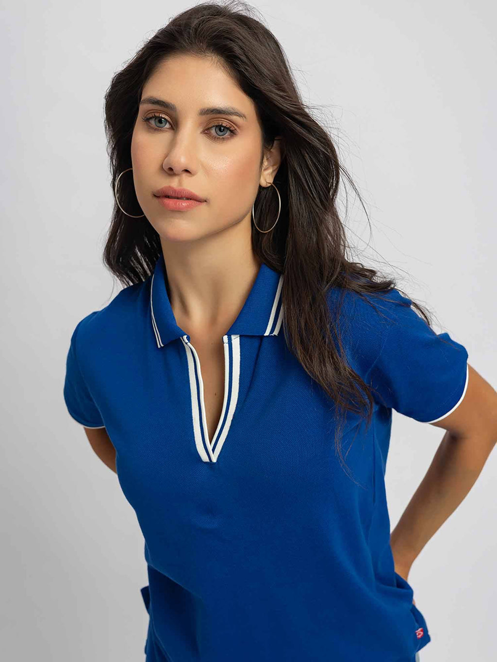 Pure Cotton Black Polo T-Shirt | PW43 - view 15