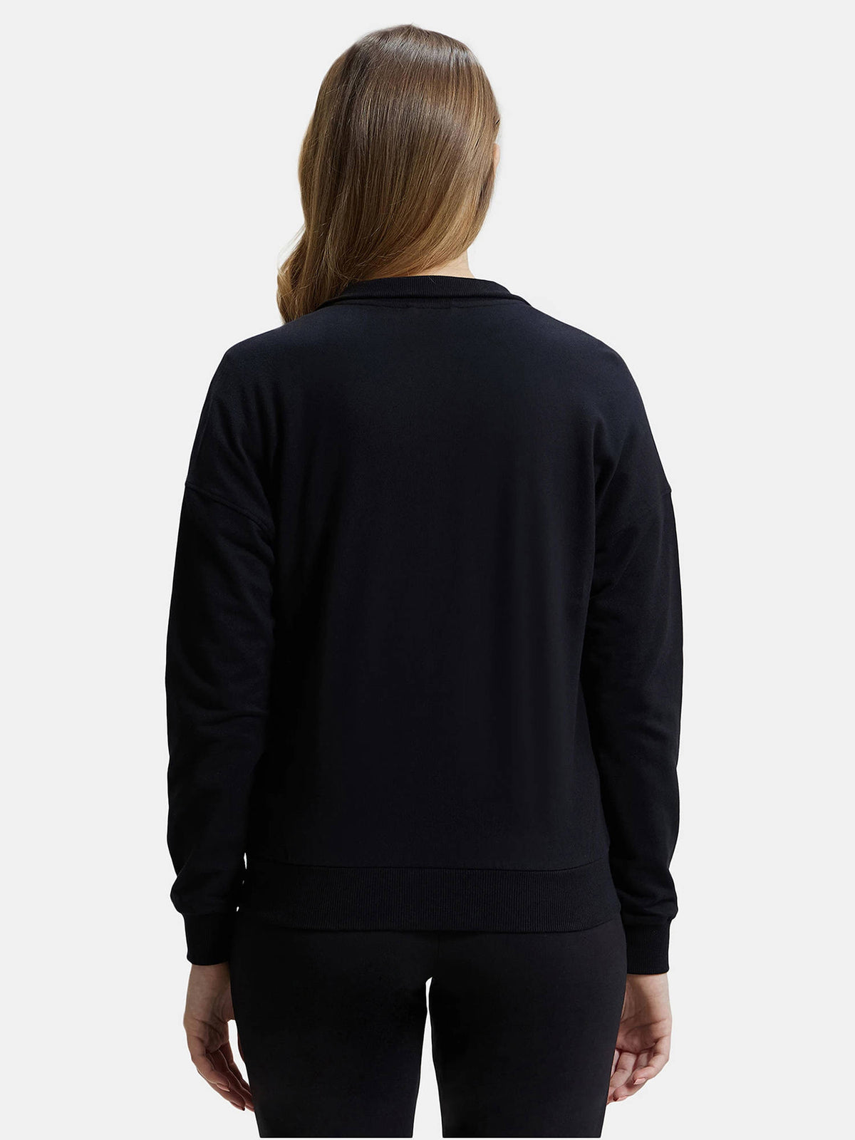 A111 Women Super Combed Cotton Drop Shoulder Styled Jacket - Lilas | JC78 - view 11