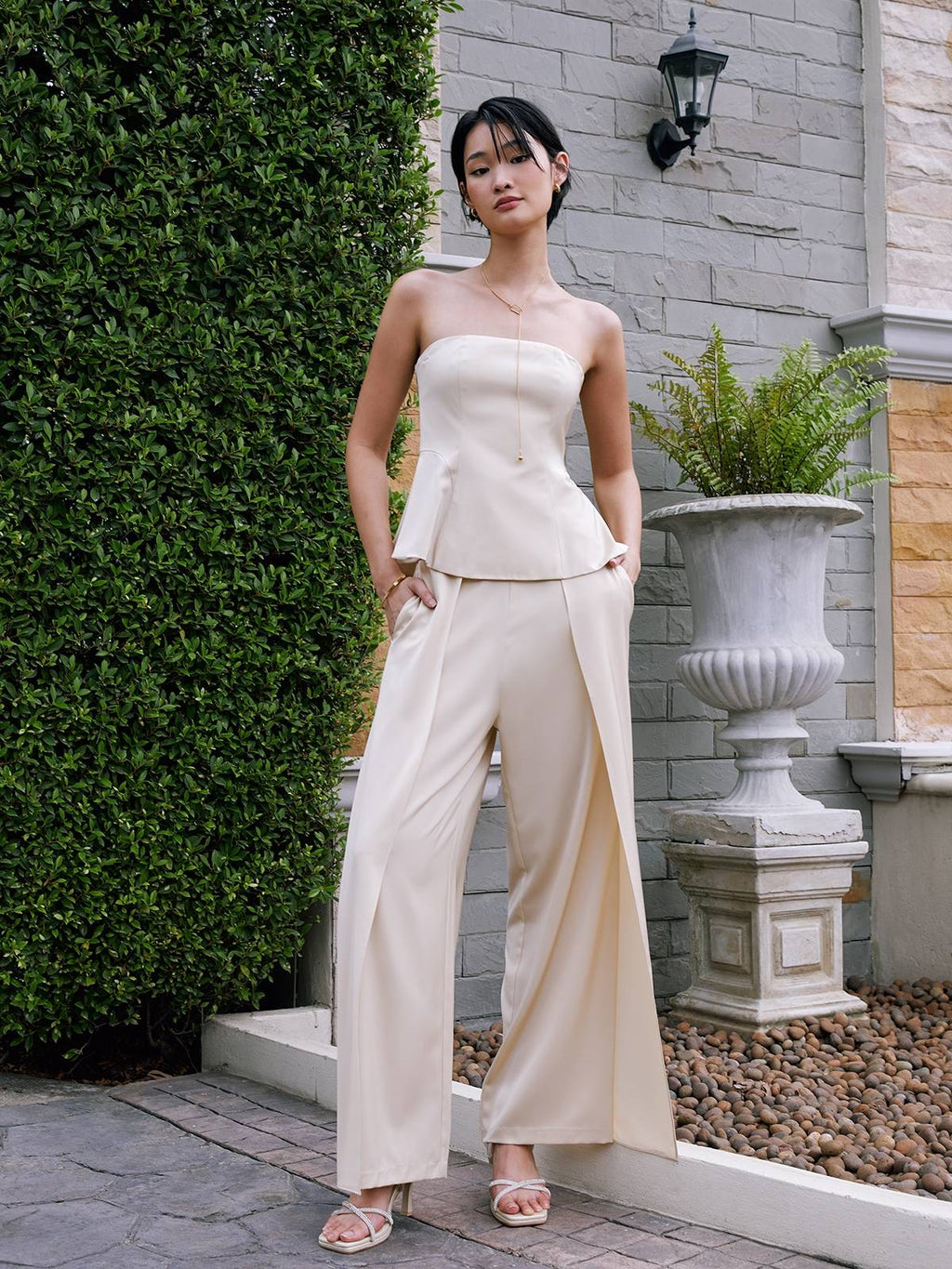 Strapless Tube Top - Cream | TT90 - view 4
