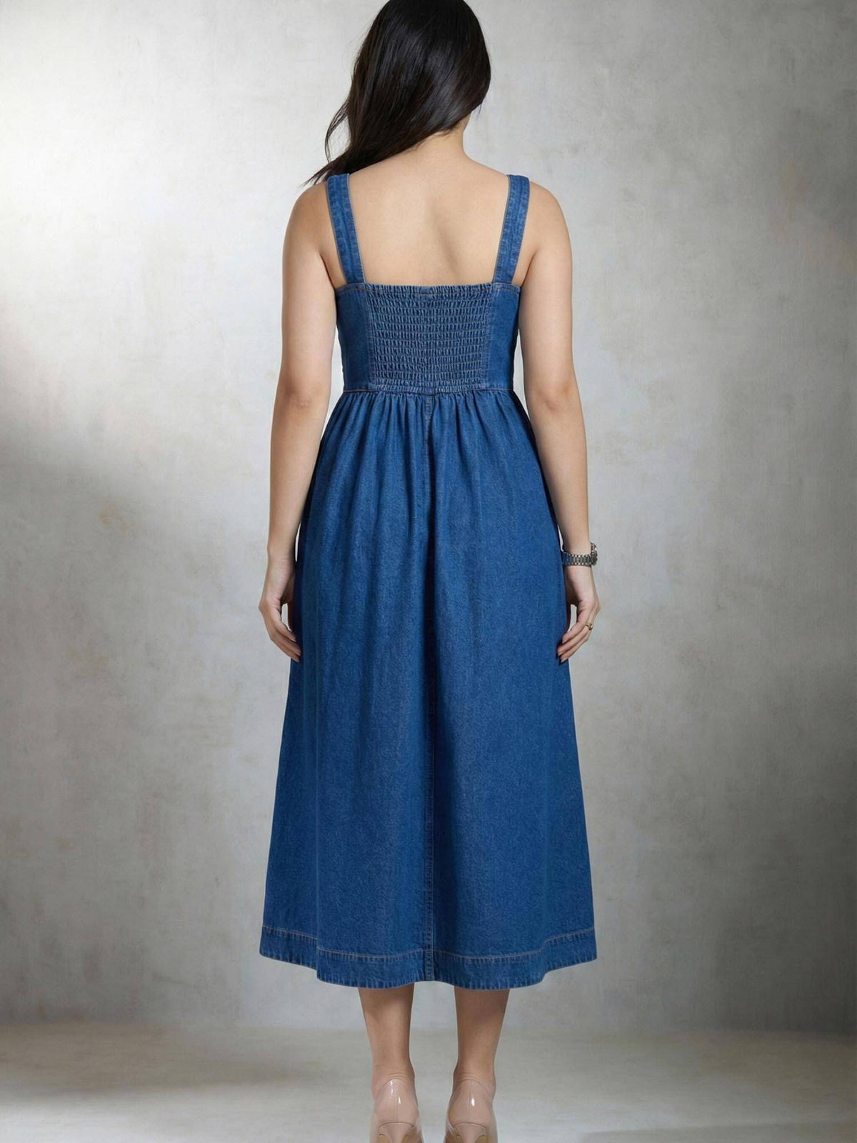 Blue Denim Dress | D56 - view 3