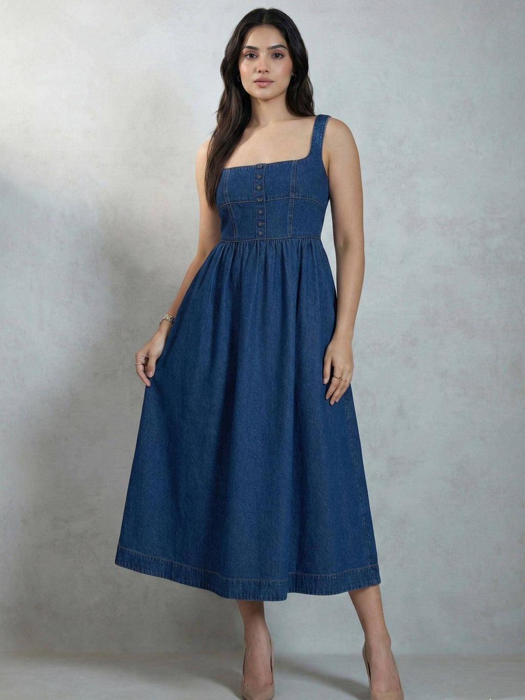 Blue Denim Dress | D56 - view 4