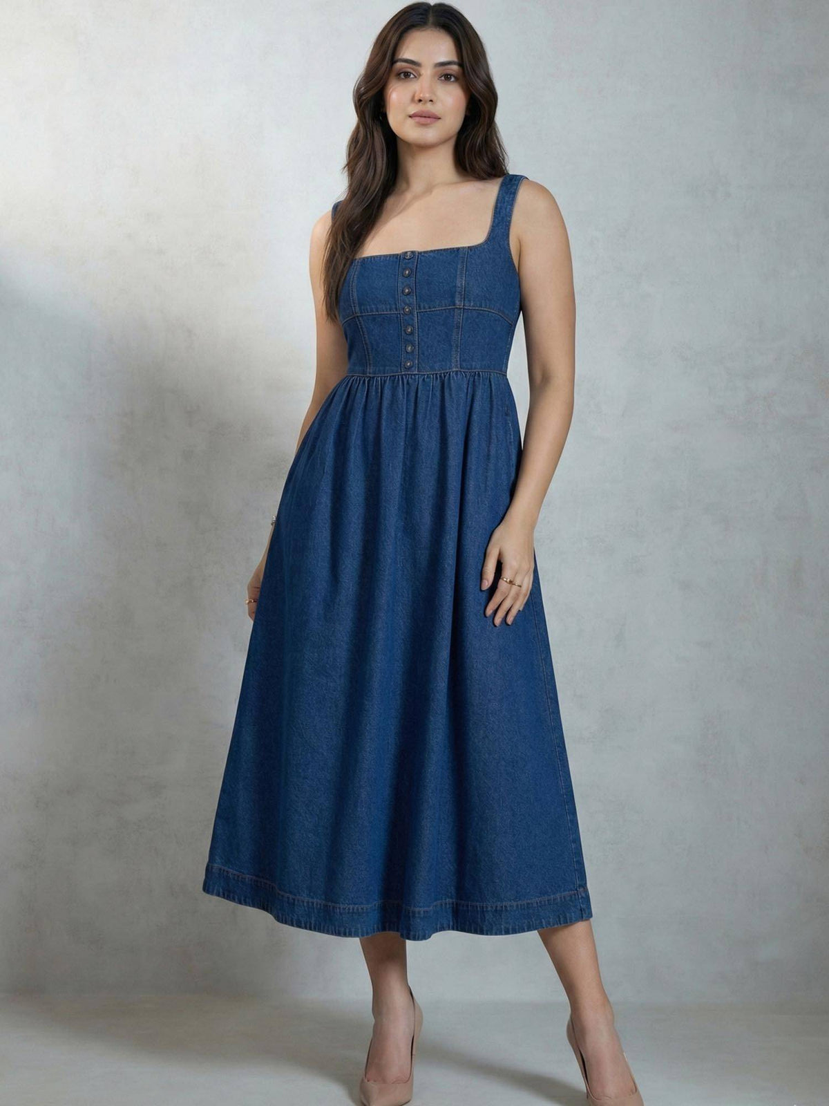 Blue Denim Dress | D56 - view 7