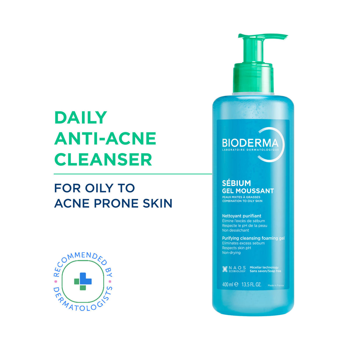 Cleanser - Sebium Gel Moussant - Acne Defence Cleanser For Oily Acne Prone Skin | B20 - view 36