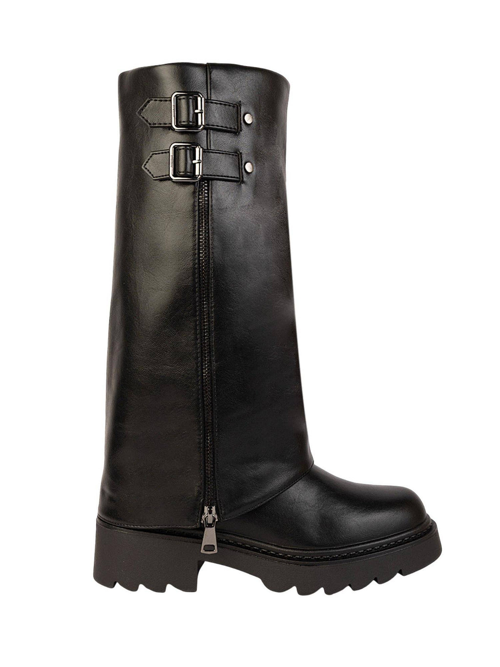 Black Solid Casual Boots | BT61 - view 4