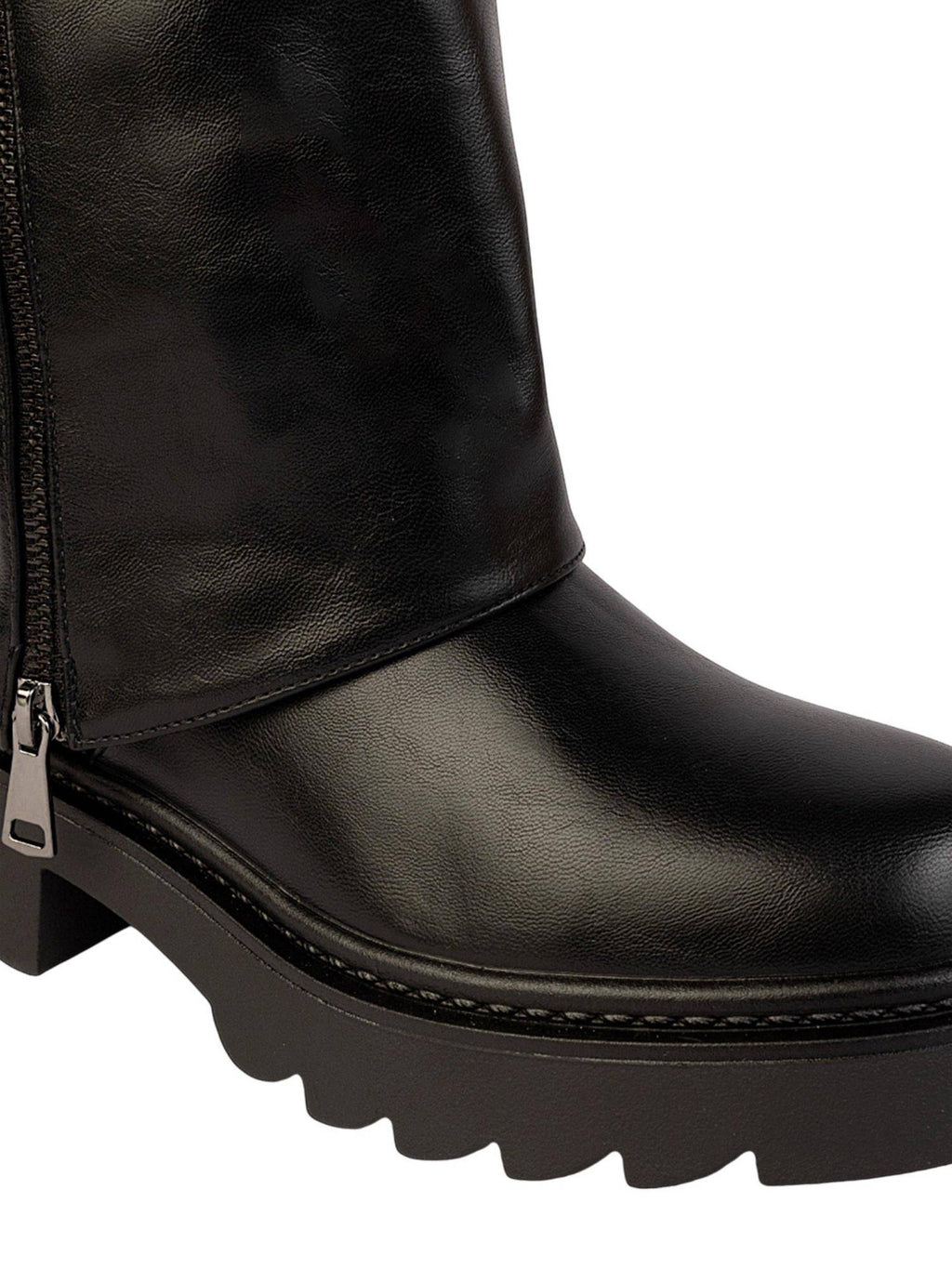 Black Solid Casual Boots | BT61 - view 6