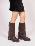 Black Solid Casual Boots | BT61 - view 7