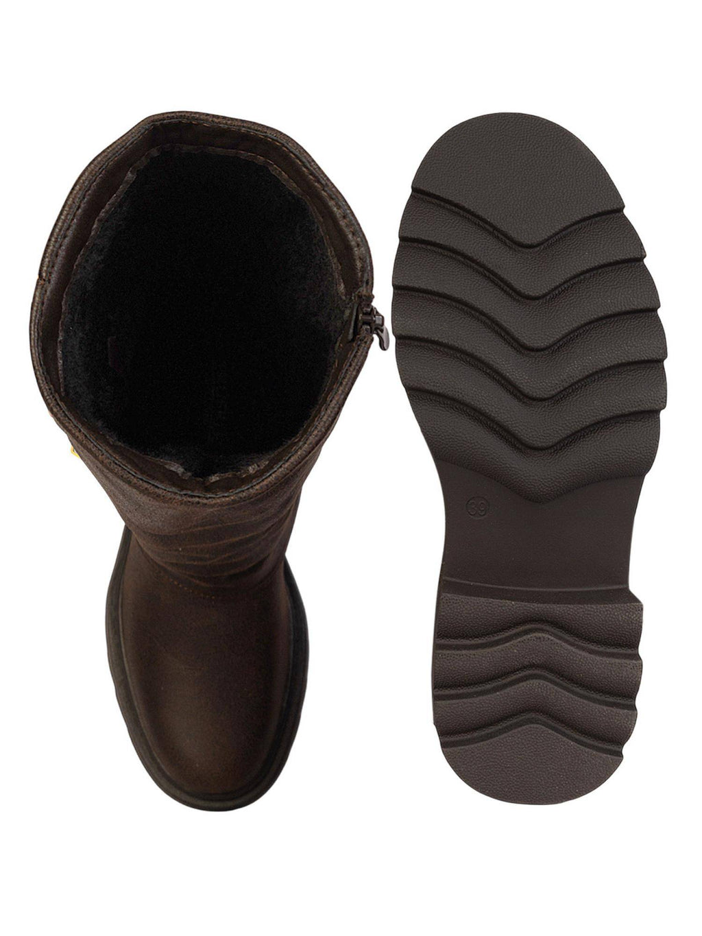 Black Solid Casual Boots | BT61 - view 11