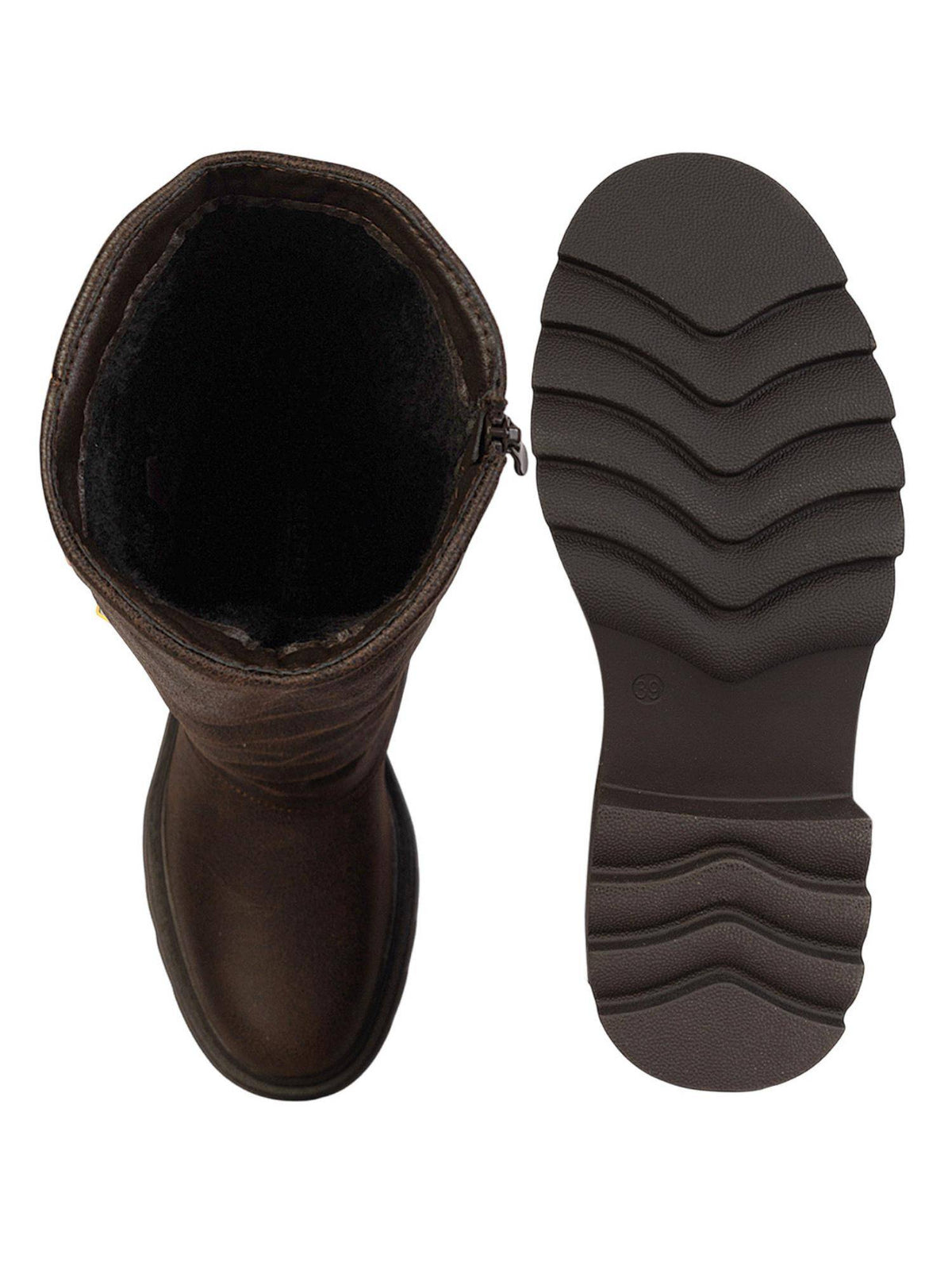 Black Solid Casual Boots | BT61 - view 11