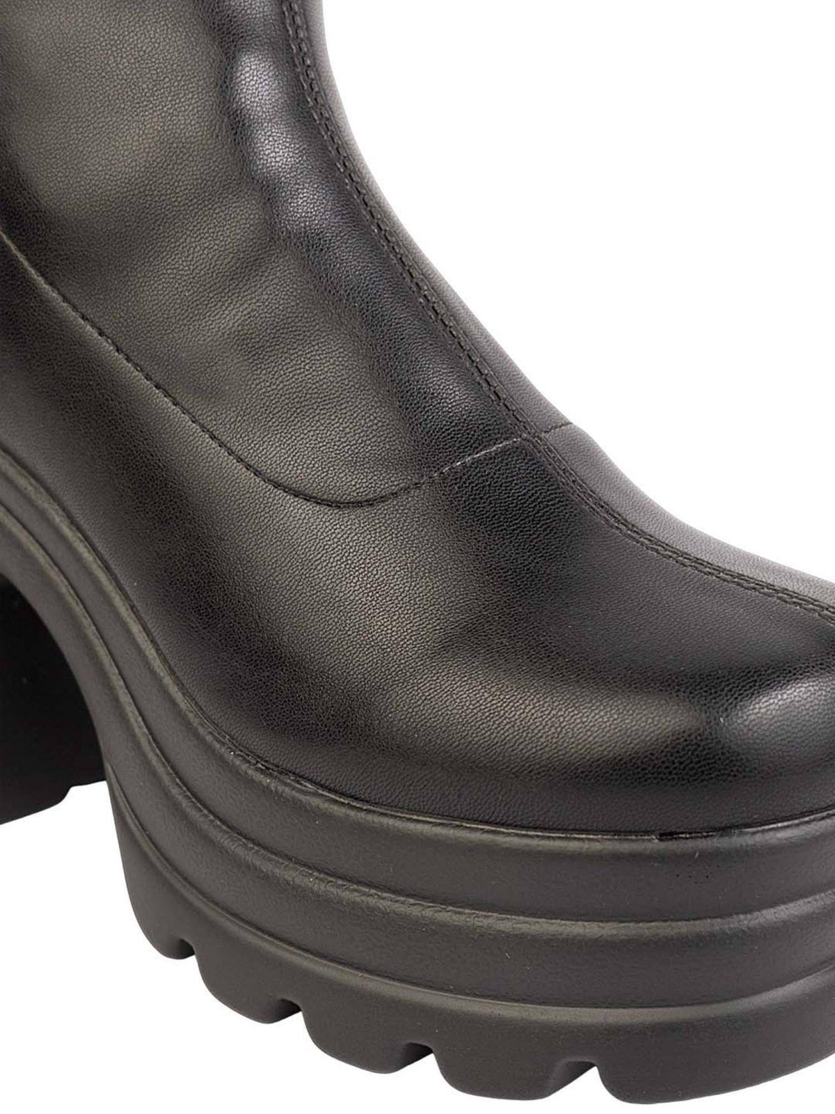 Black Solid Casual Boots | BT61 - view 6