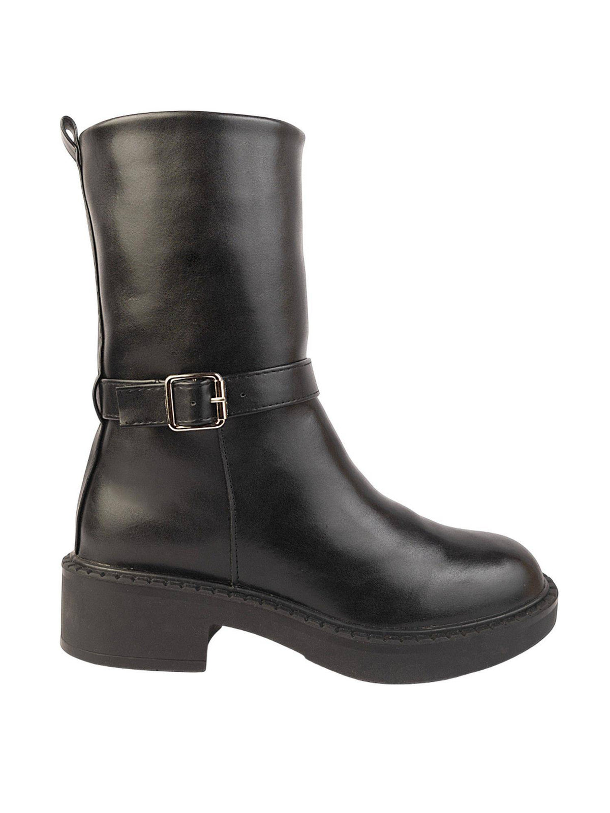 Black Solid Casual Boots | BT61 - view 4