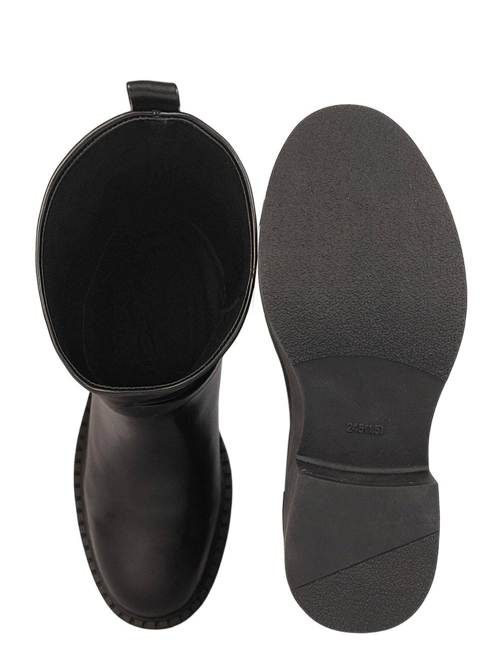 Black Solid Casual Boots | BT61 - view 5