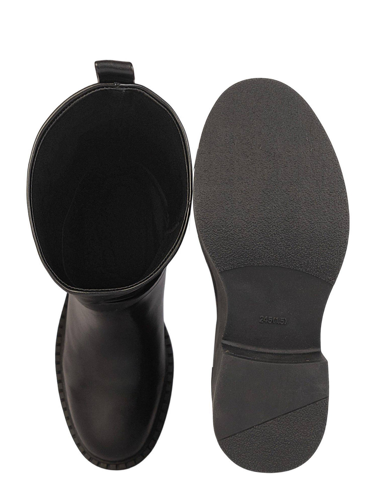 Black Solid Casual Boots | BT61 - view 5