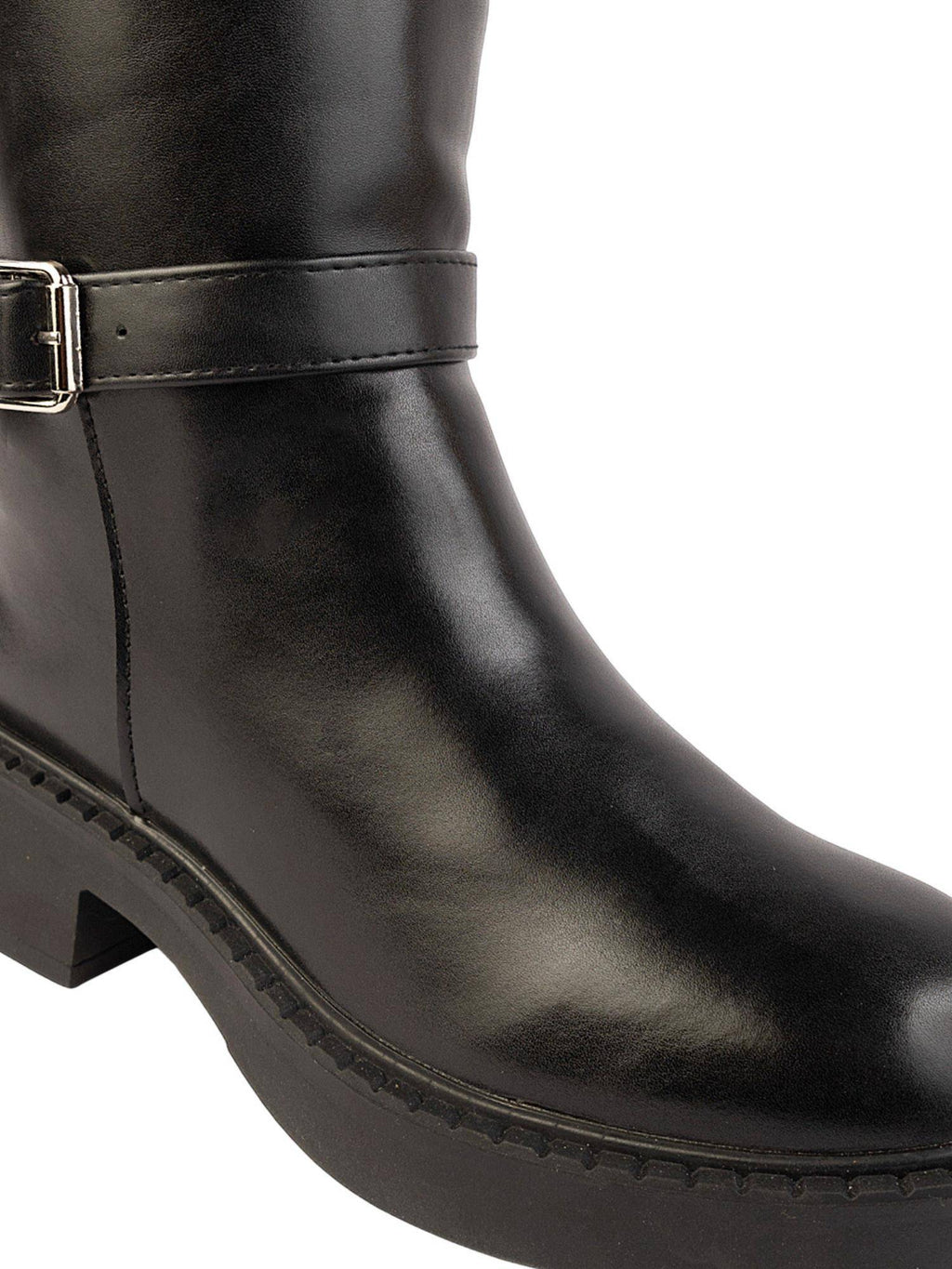 Black Solid Casual Boots | BT61 - view 6