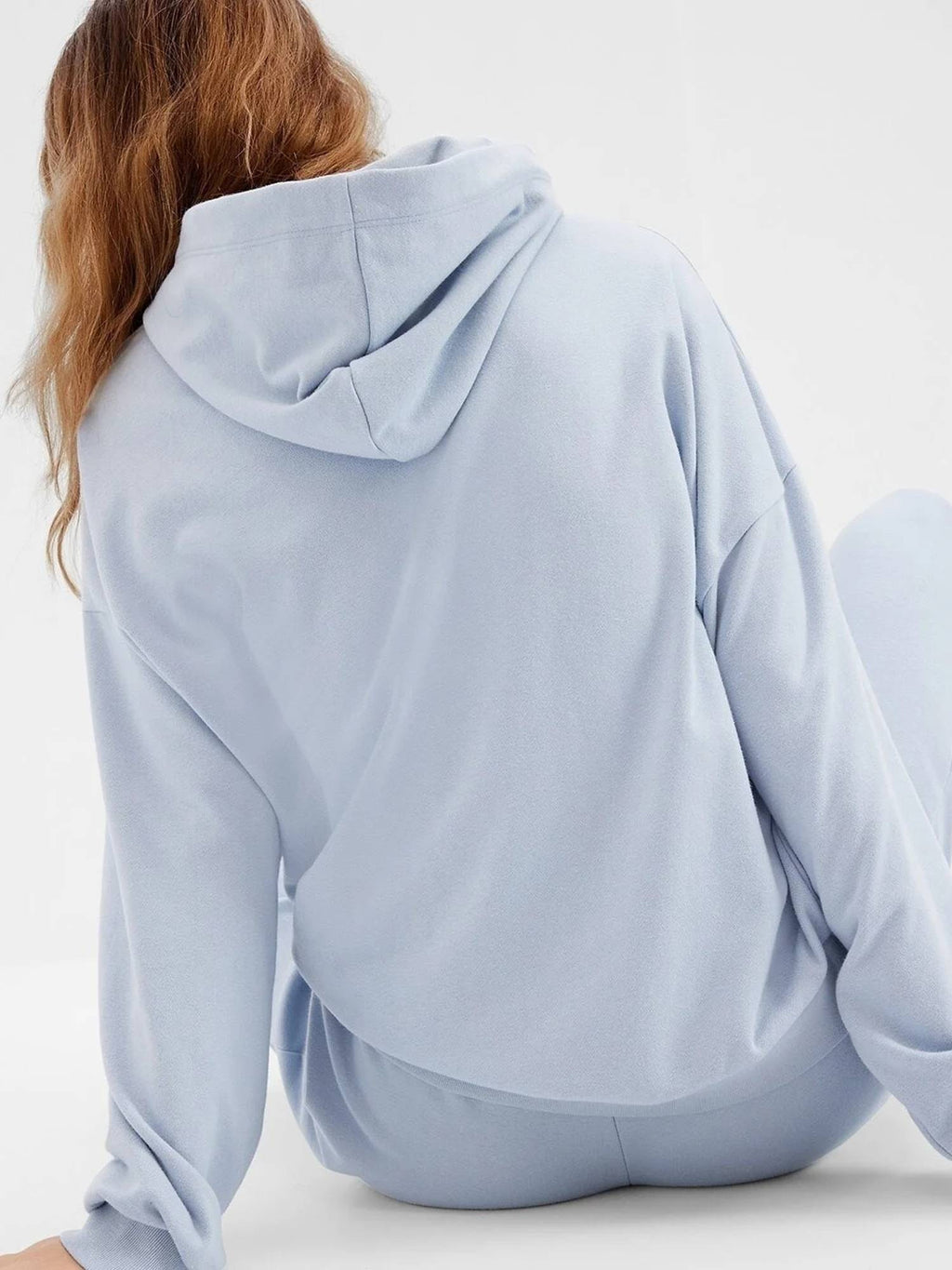 Women Blue Logo Hoodie | HD56 - view 7
