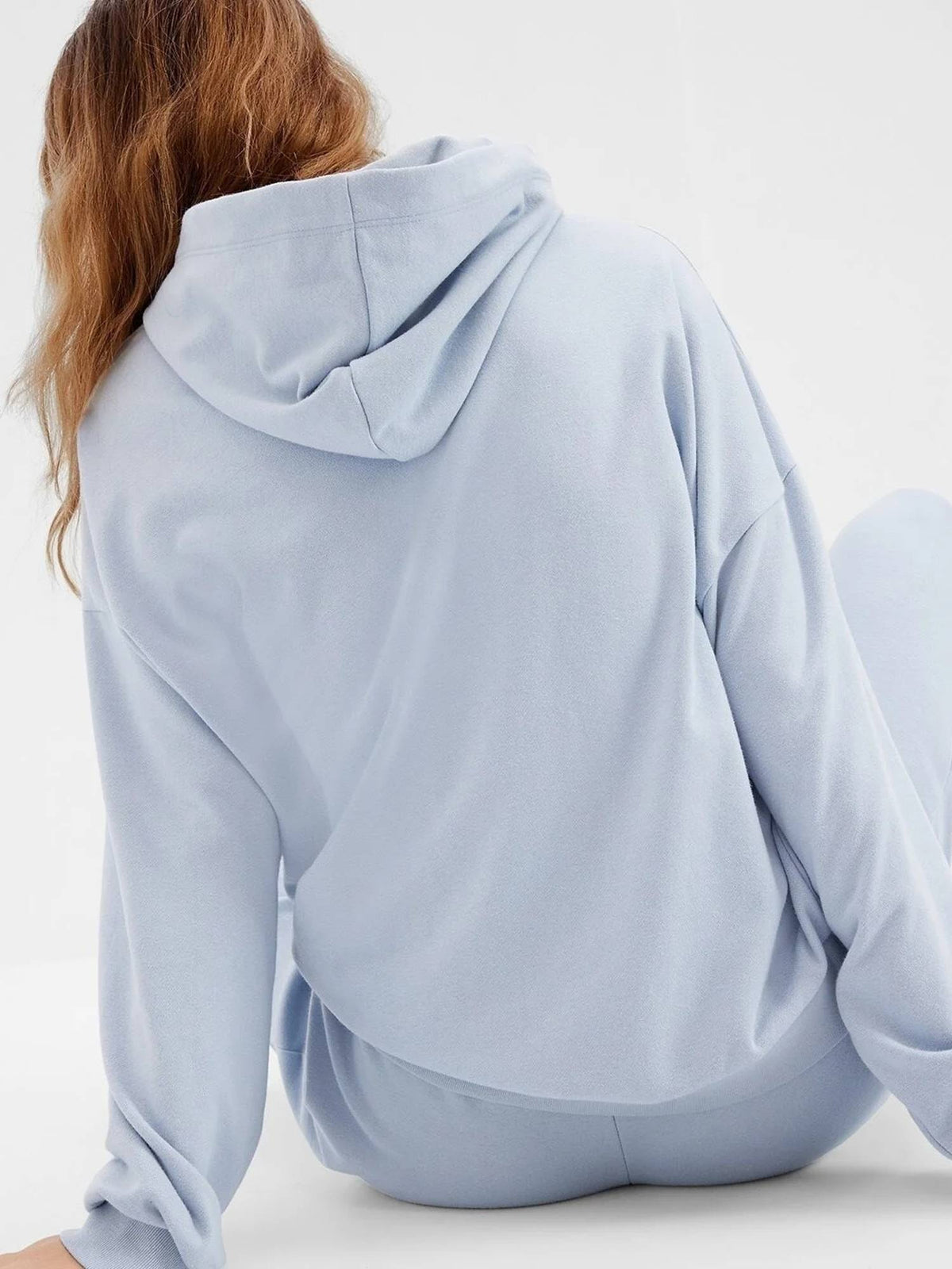 Women Blue Logo Hoodie | HD56 - view 7