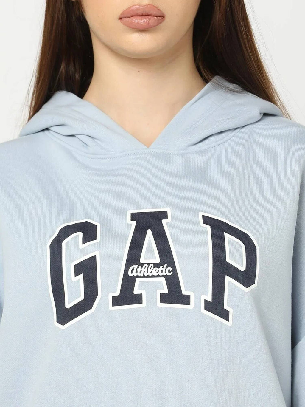 Women Blue Logo Hoodie | HD56 - view 8