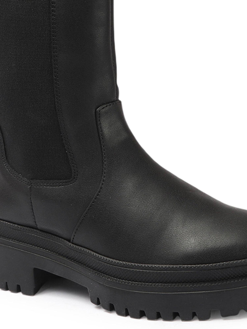 Black High Top Women Boots | BT61 - view 8