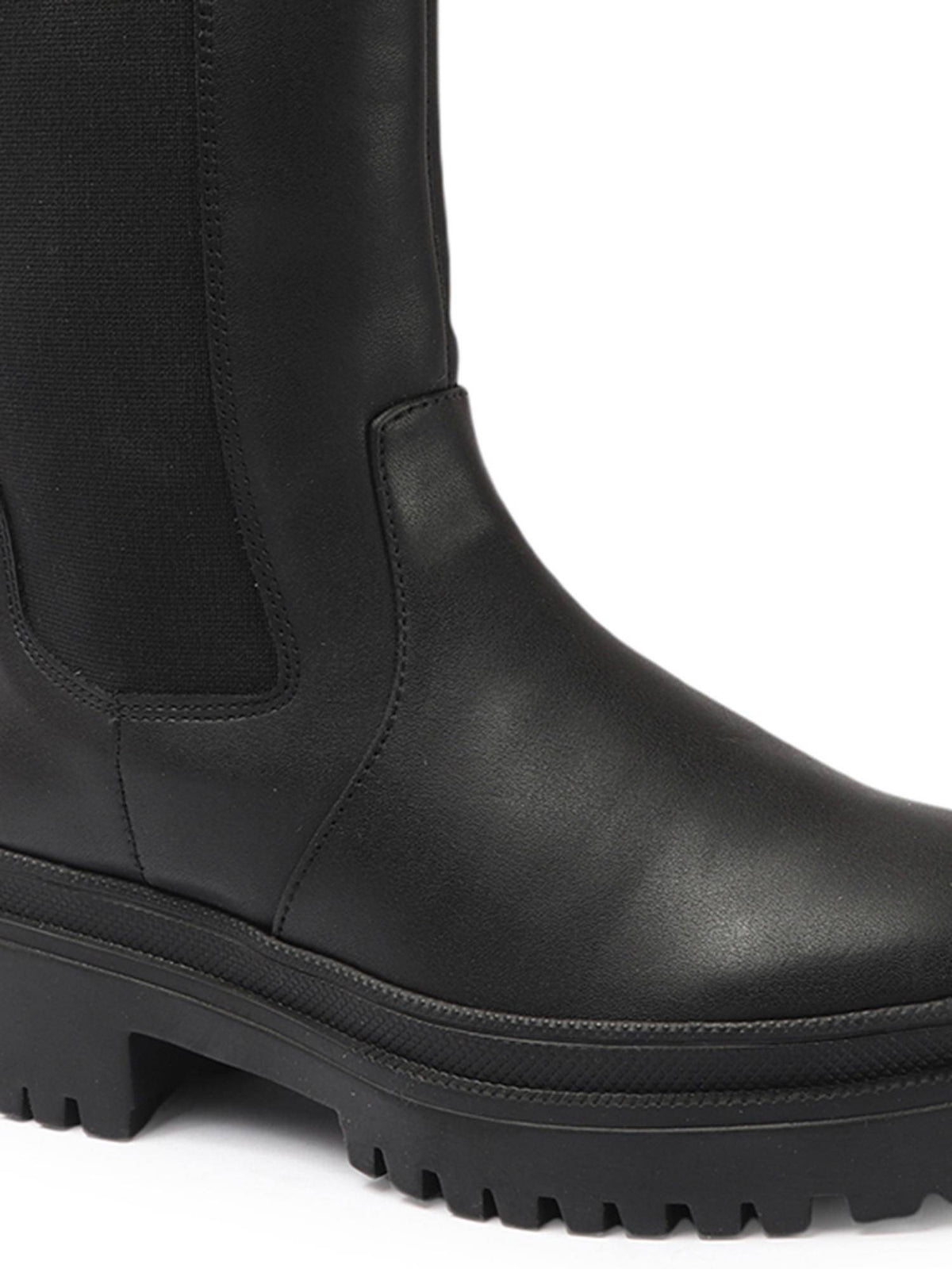 Black High Top Women Boots | BT61 - view 8