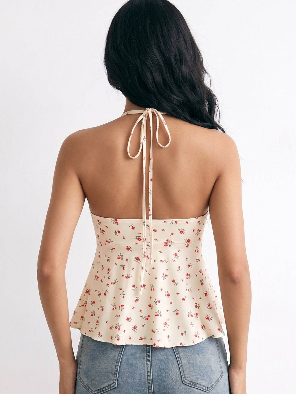 Off White Floral Top | HT67 - view 4