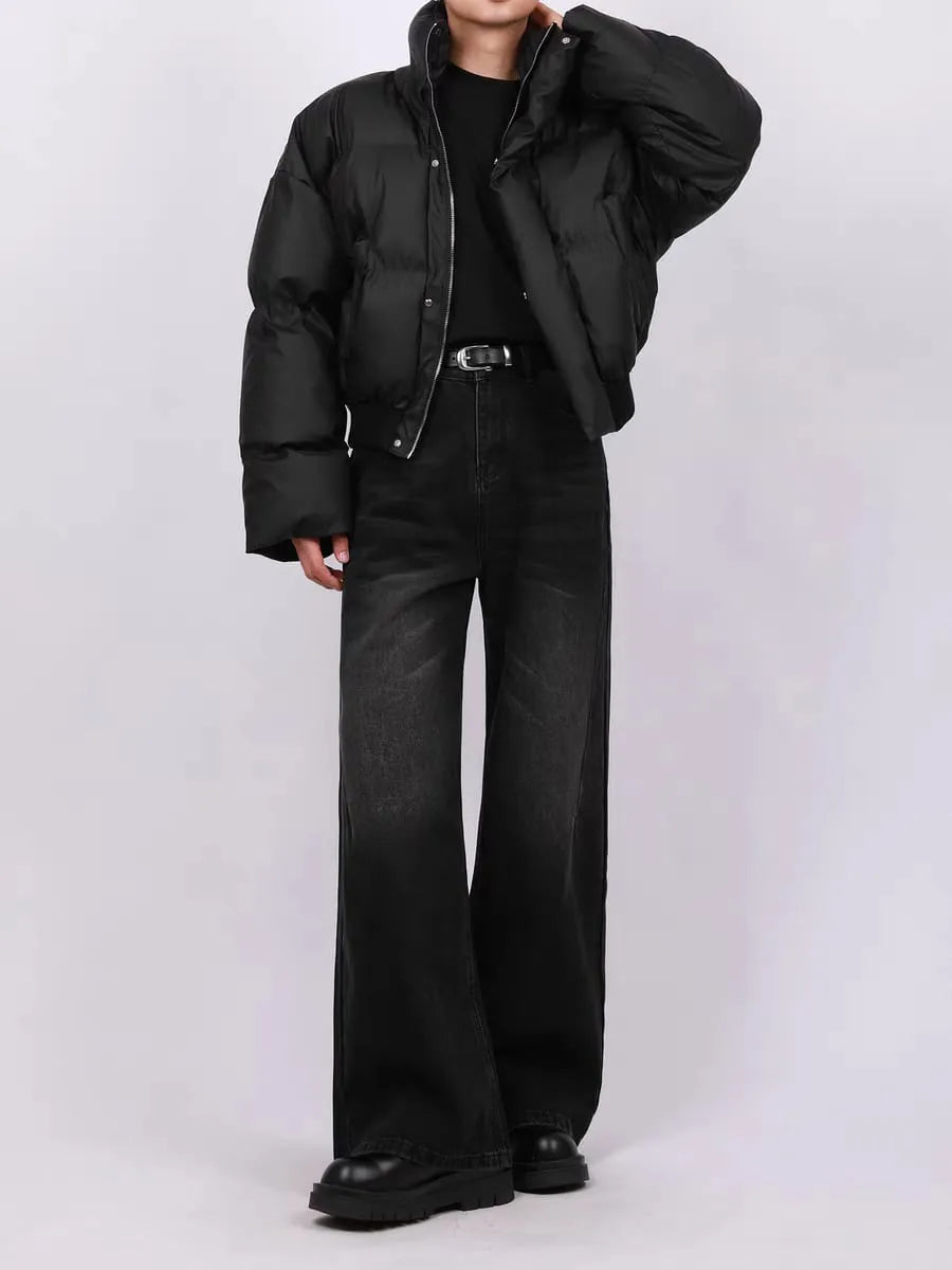 Contrast Curve Baggy Joggers