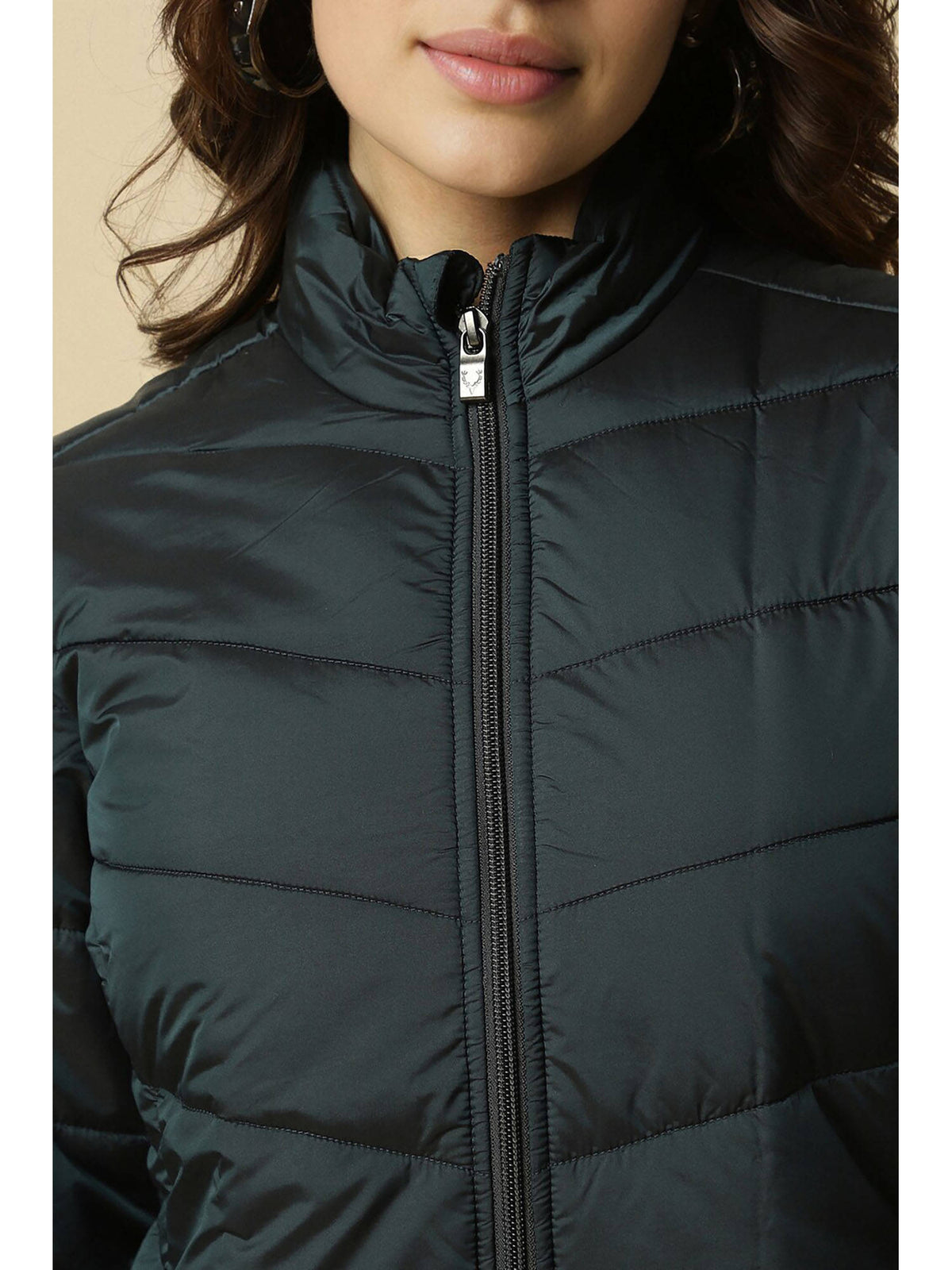 Women Green Solid Casual Jacket | JC78 - view 4