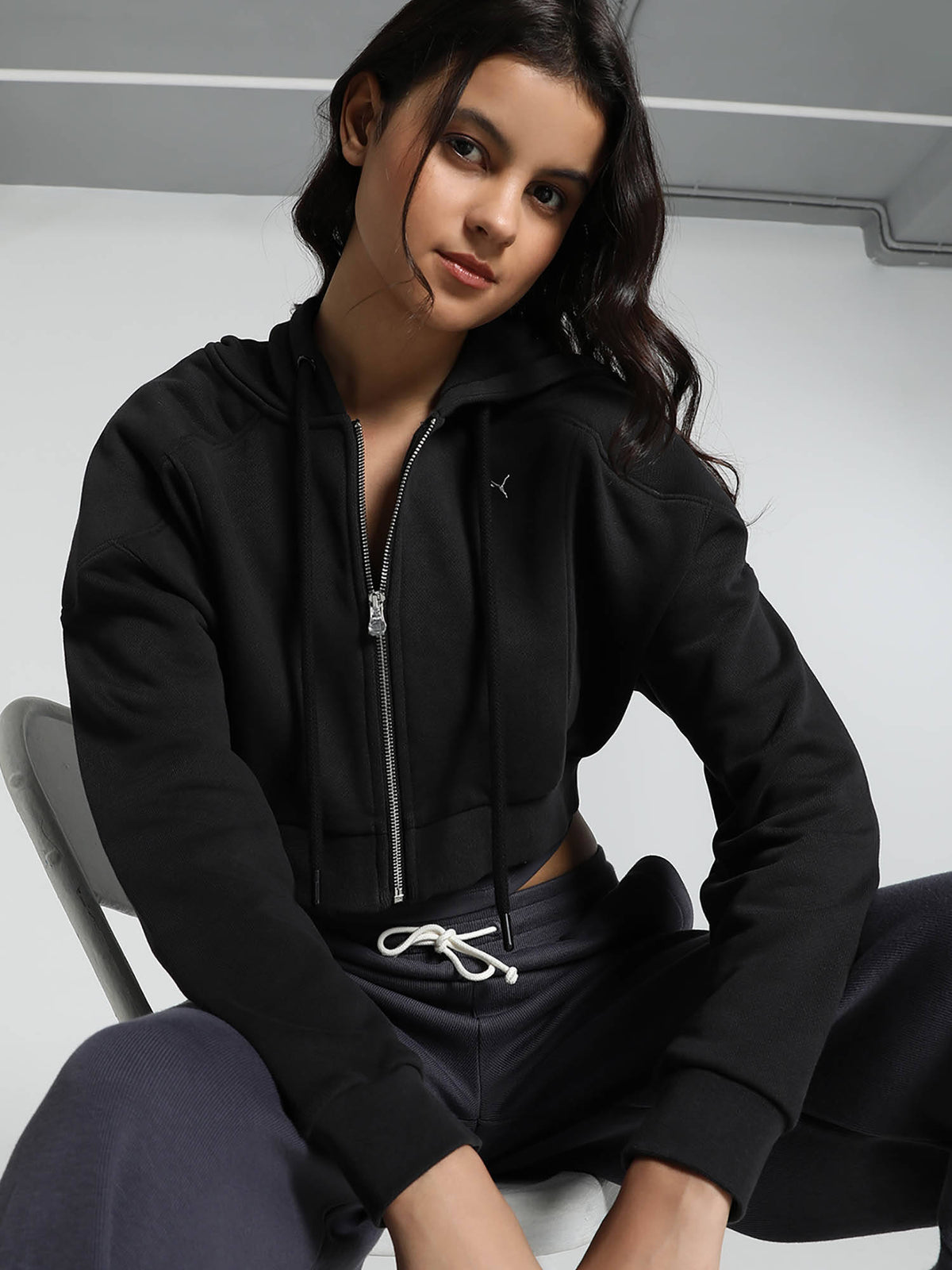 The Fast Race Women's Relaxed Fit Black Jacket | JK12 - view 1
