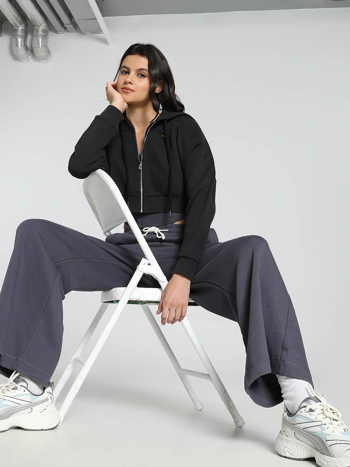 The Fast Race Women's Relaxed Fit Black Jacket | JK12 - view 5