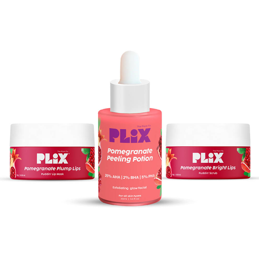 Pomegranate Plump Lips, Puddin Mask & Scrub With Peeling Potion | PL1 - view 1
