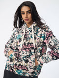 Pink Scribble Women Oversized Hoodie | HD56 - view 1