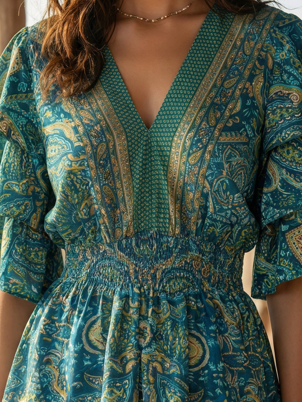 Iseren Coastal Muse Peplum Top | pt51 - view 5