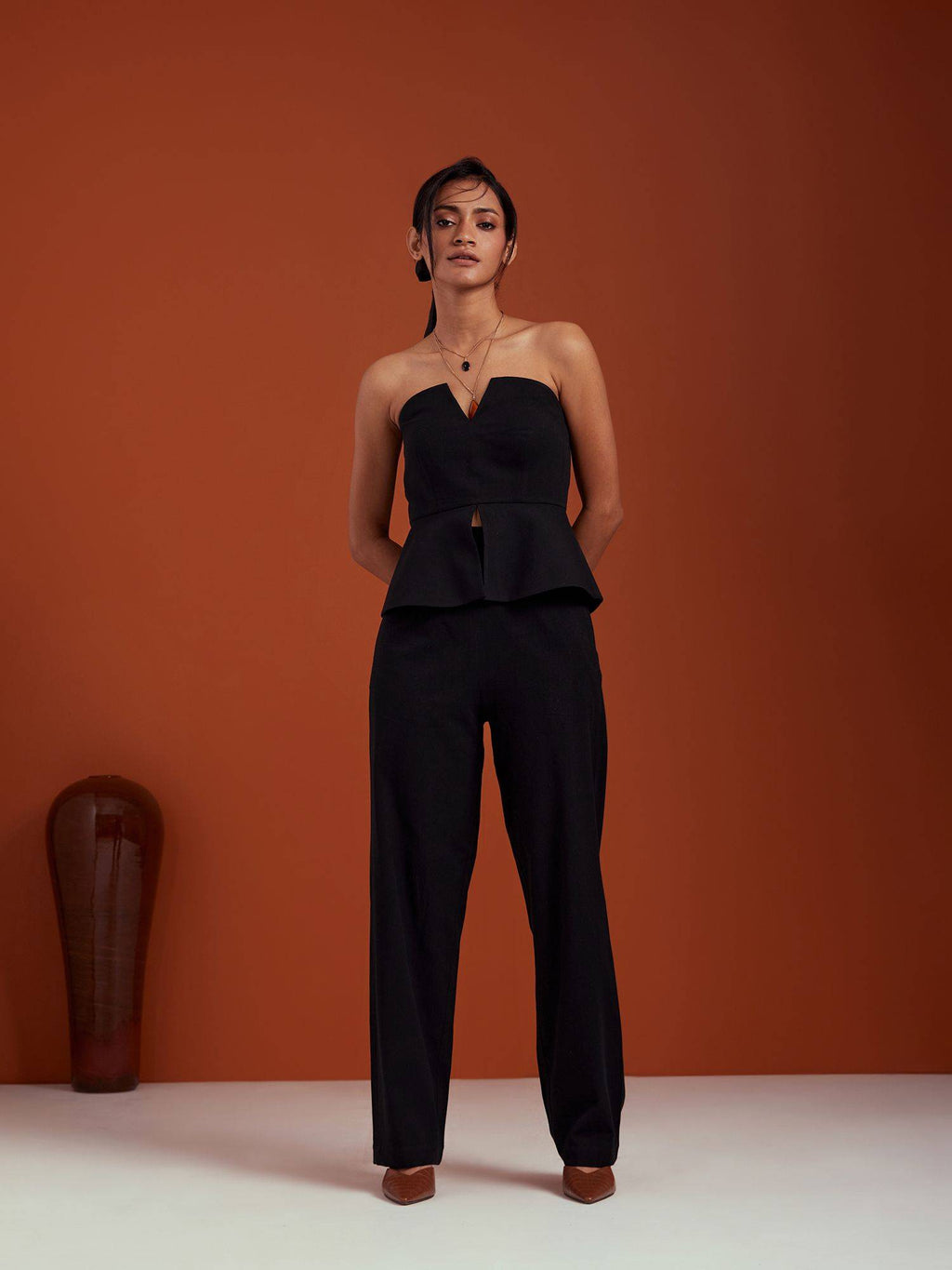 Annika Peplum Top | pt51 - view 2