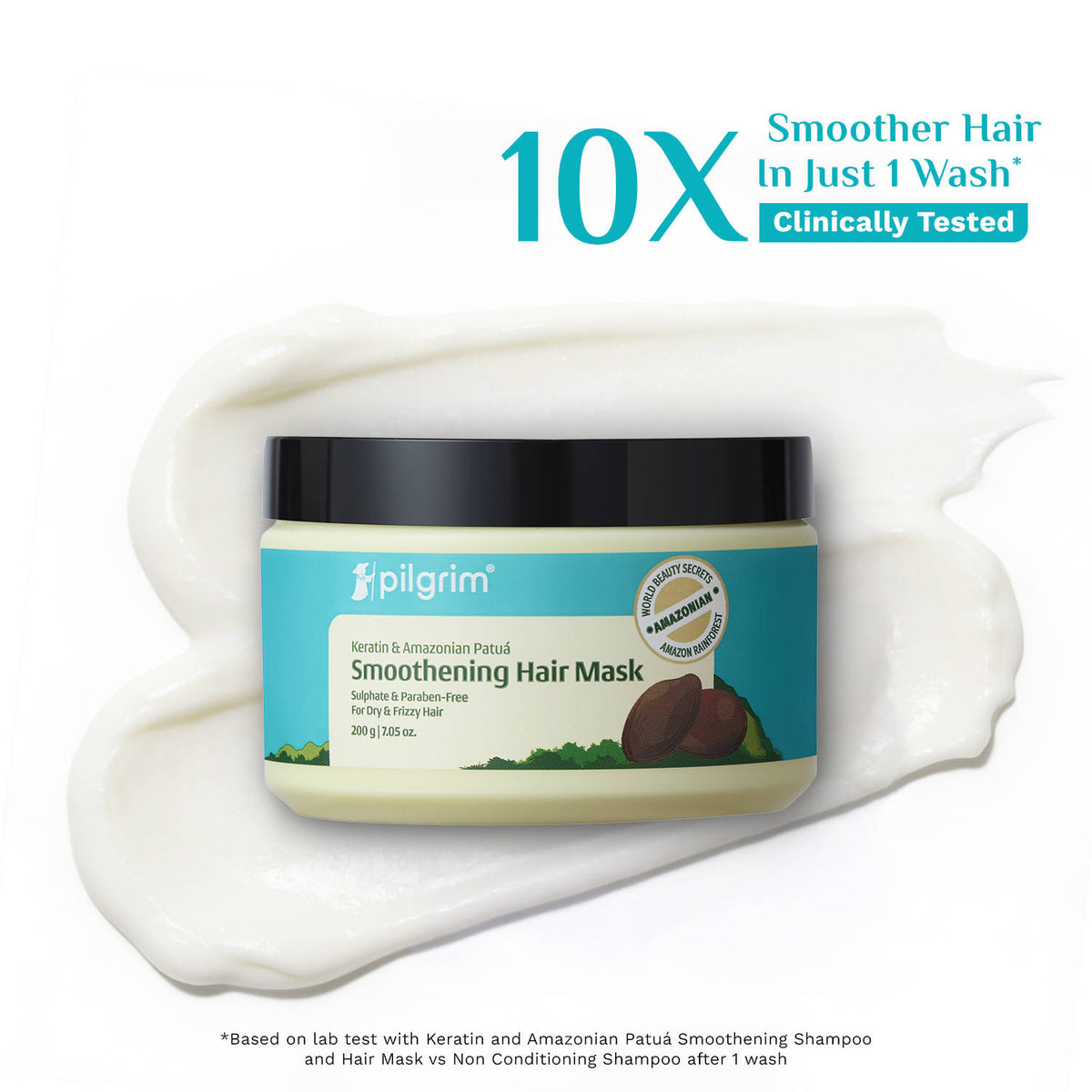 Amazonian Patua & Keratin Smoothening Hair Mask for Dry Damaged & Frizzy Hair Paraben Free | H85 - view 1