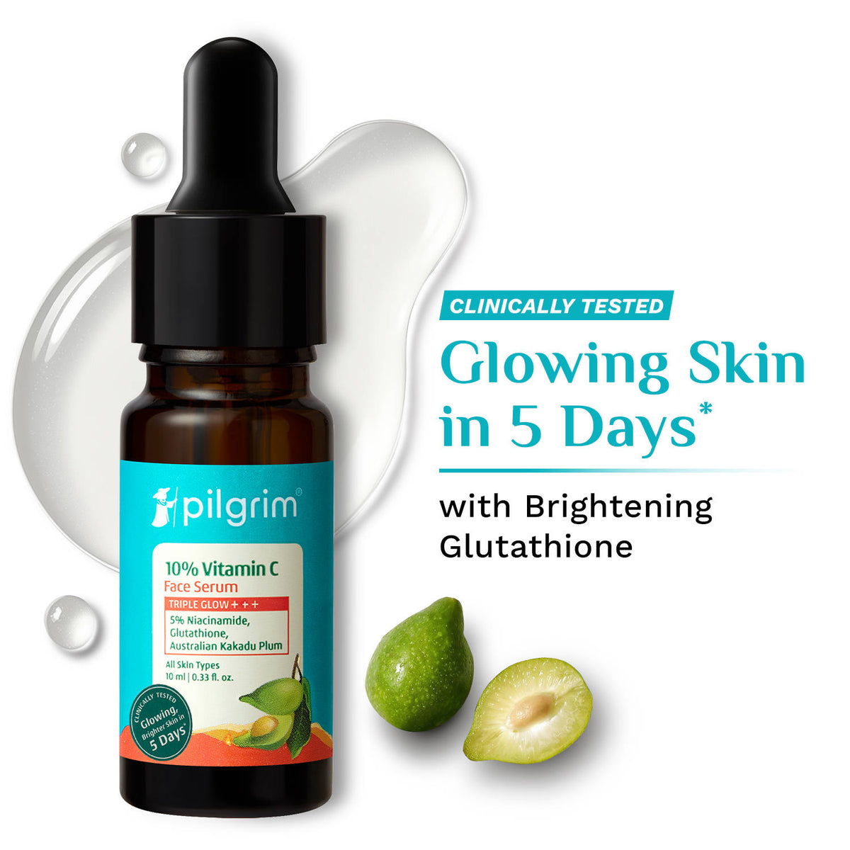 10% Niacinamide with Kojic Acid & Korean Rice Water Face Serum For Clear Glass Skin Glow | Z8 - view 1