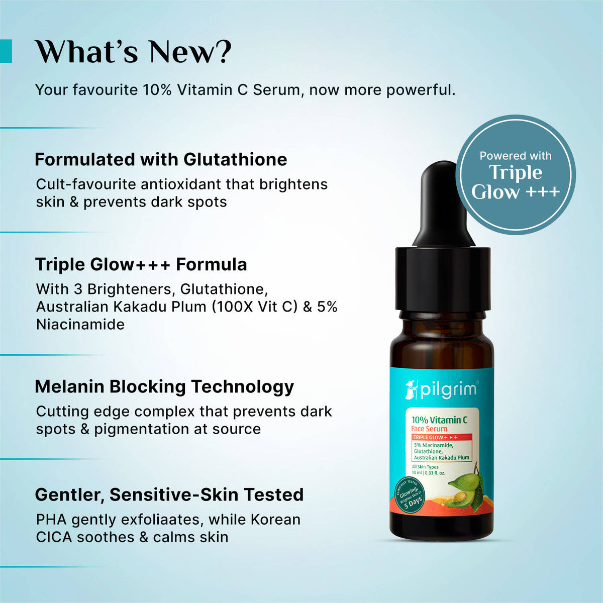 10% Niacinamide with Kojic Acid & Korean Rice Water Face Serum For Clear Glass Skin Glow | Z8 - view 2