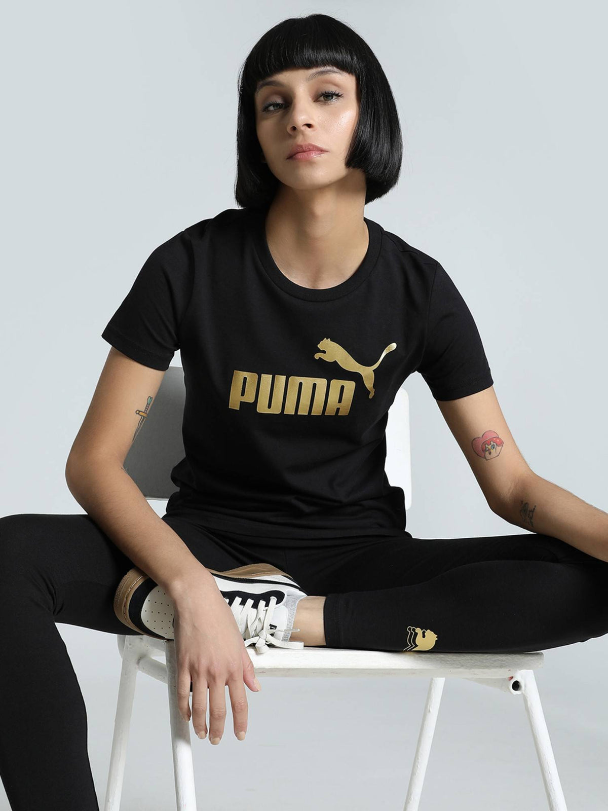 Metallic No. 1 Logo Womens T-Shirt | TS56 - view 1