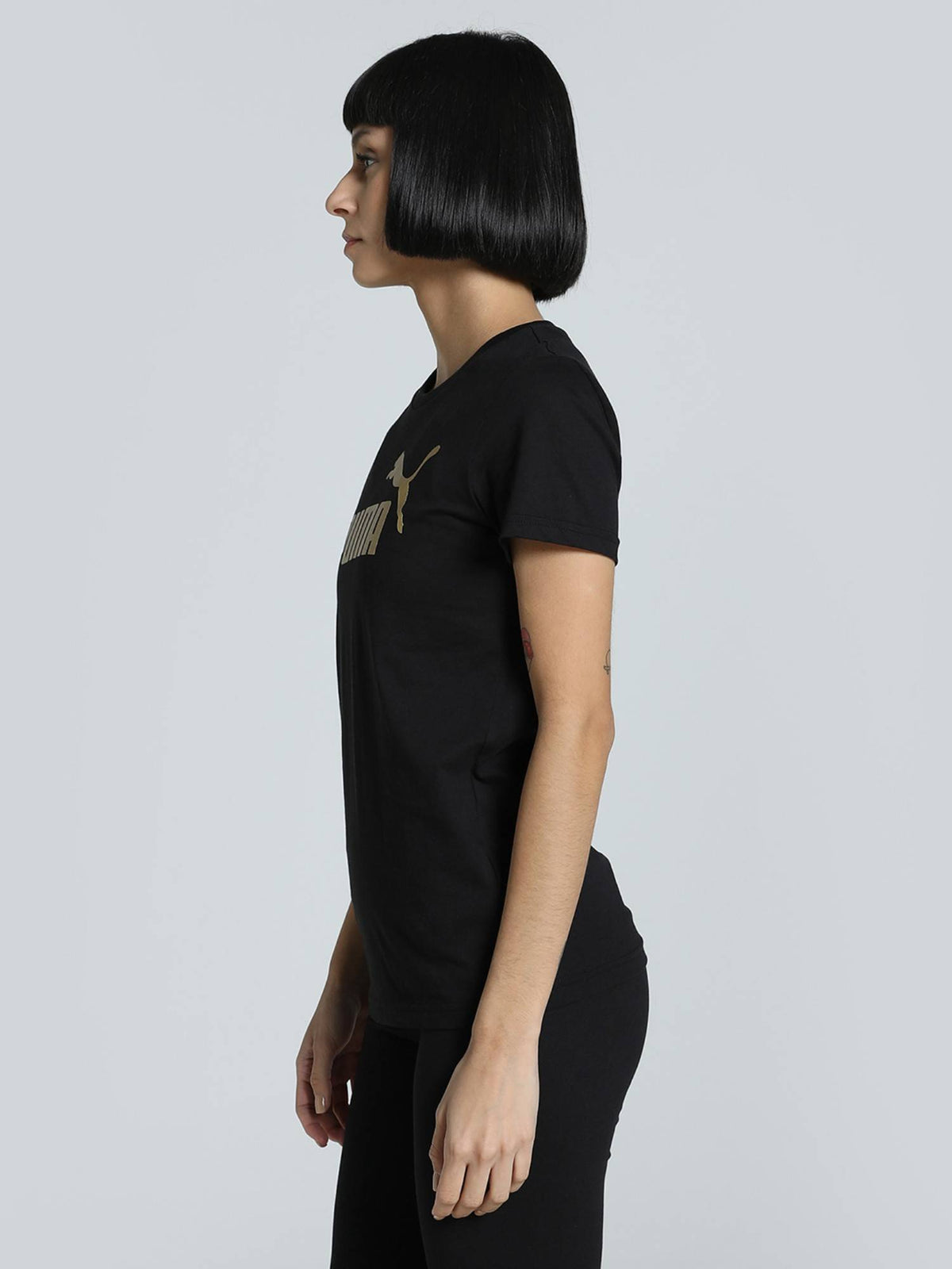 Metallic No. 1 Logo Womens T-Shirt | TS56 - view 2