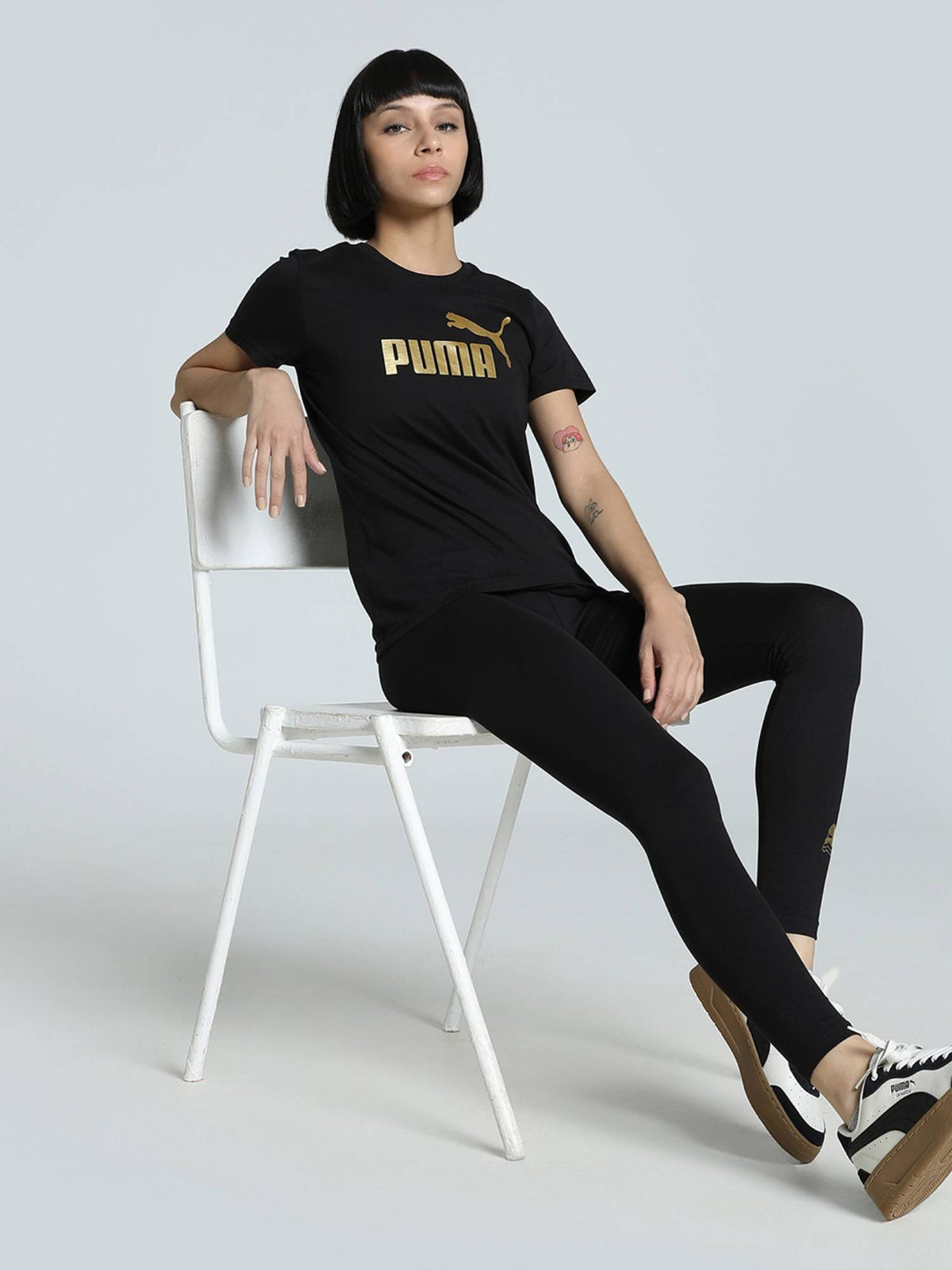 Metallic No. 1 Logo Womens T-Shirt | TS56 - view 5