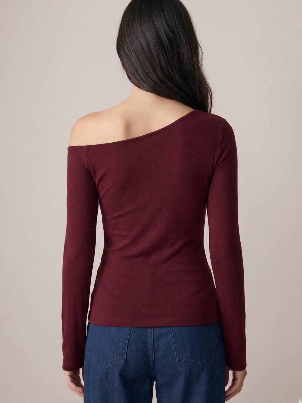 Women Maroon Solid/Plain Cotton Crop Top | CT61 - view 5